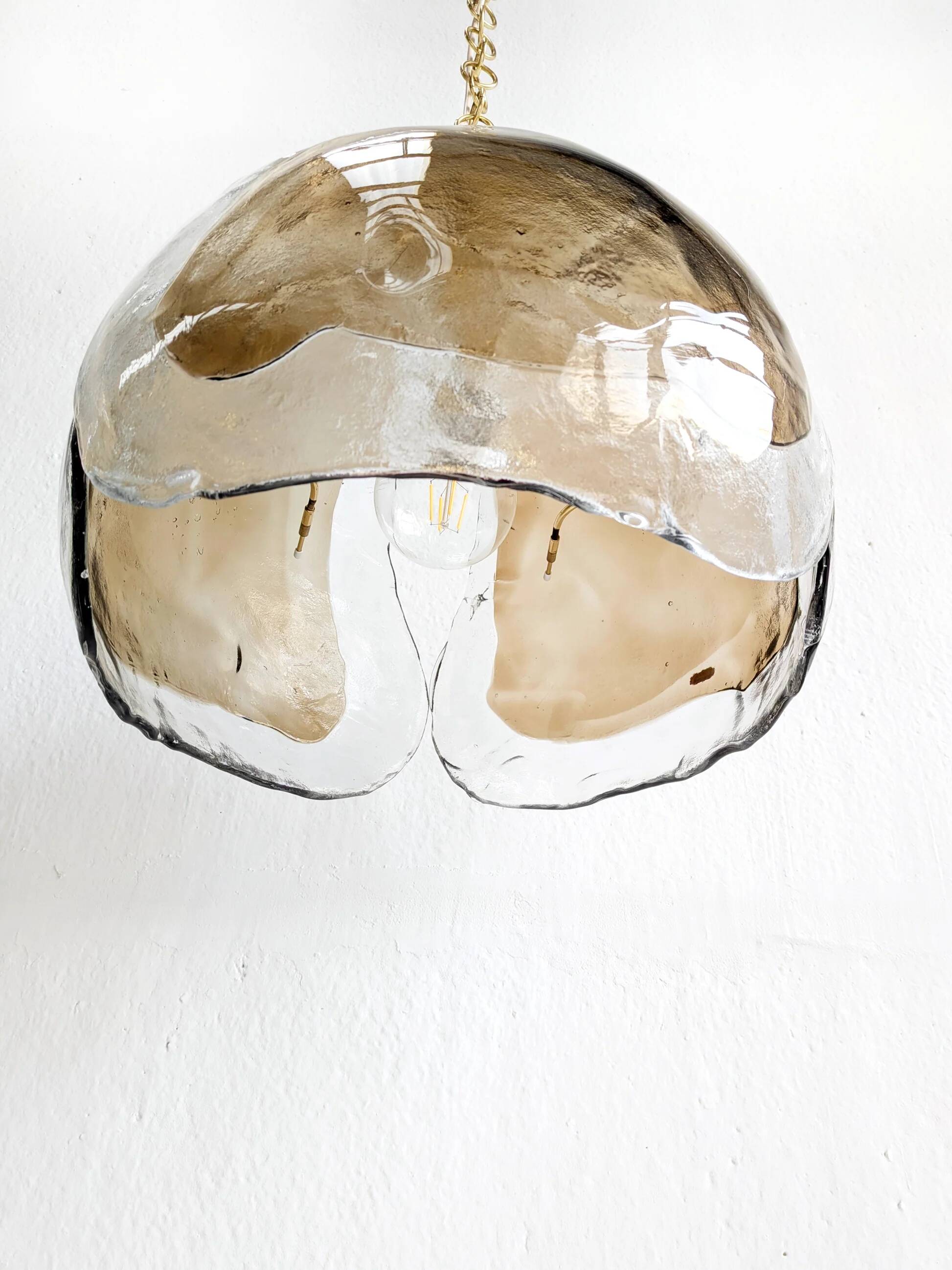 Murano glass chandelier by Kaiser Leuchten 1970s