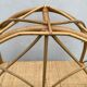 Pair of rattan and bamboo shelves or wall-bookcases, 1970