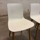 3 Vitra Hal Jasper Morrison, plastic and wood – white – work chair