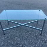 Chrome coffee table from the 70s