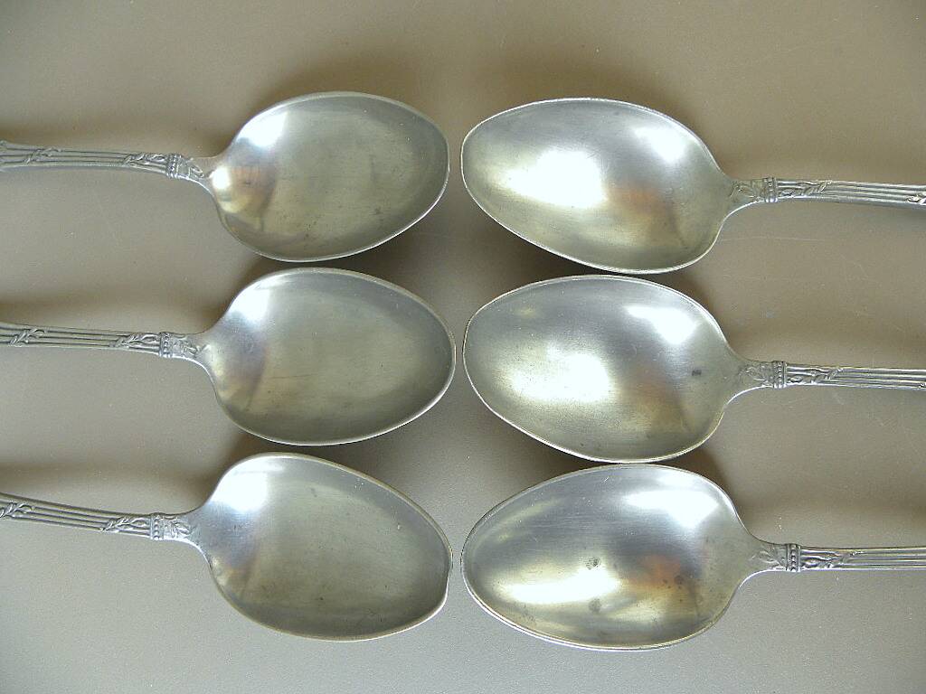 1/2 consulate - empire, tin gold & silverware cutlery set