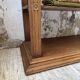 19th-century oak console table