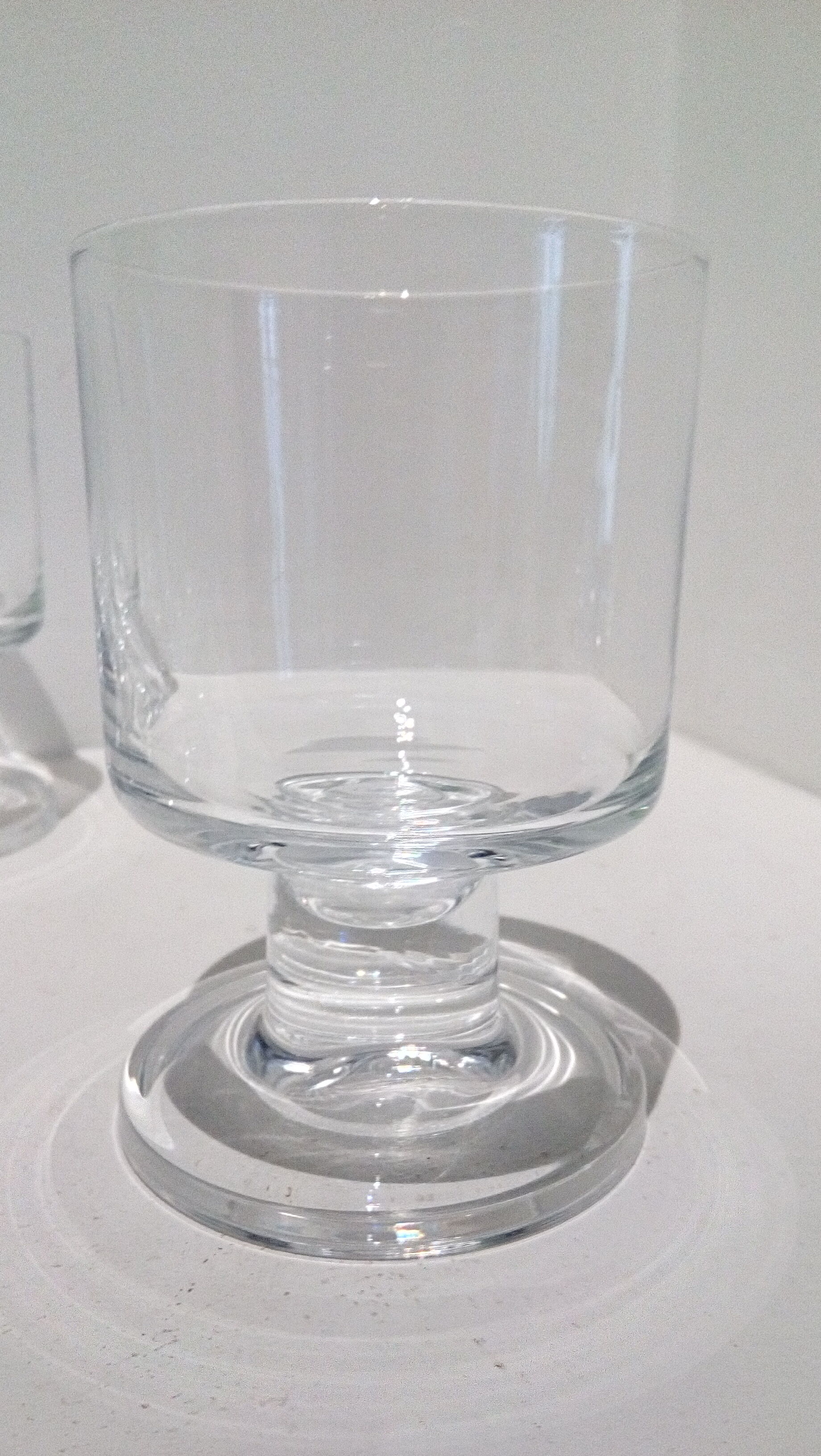 Set of 8 vintage crystal glasses