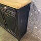 Former Parisian black patina buffet