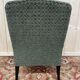 Fauteuil Bergère époque Napoléon III velours vert