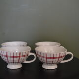 Lot of 4 cups with handles