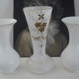 Triptych of vases signed