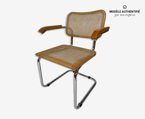 Set of 4 Cesca model armchairs by Marcel Breuer