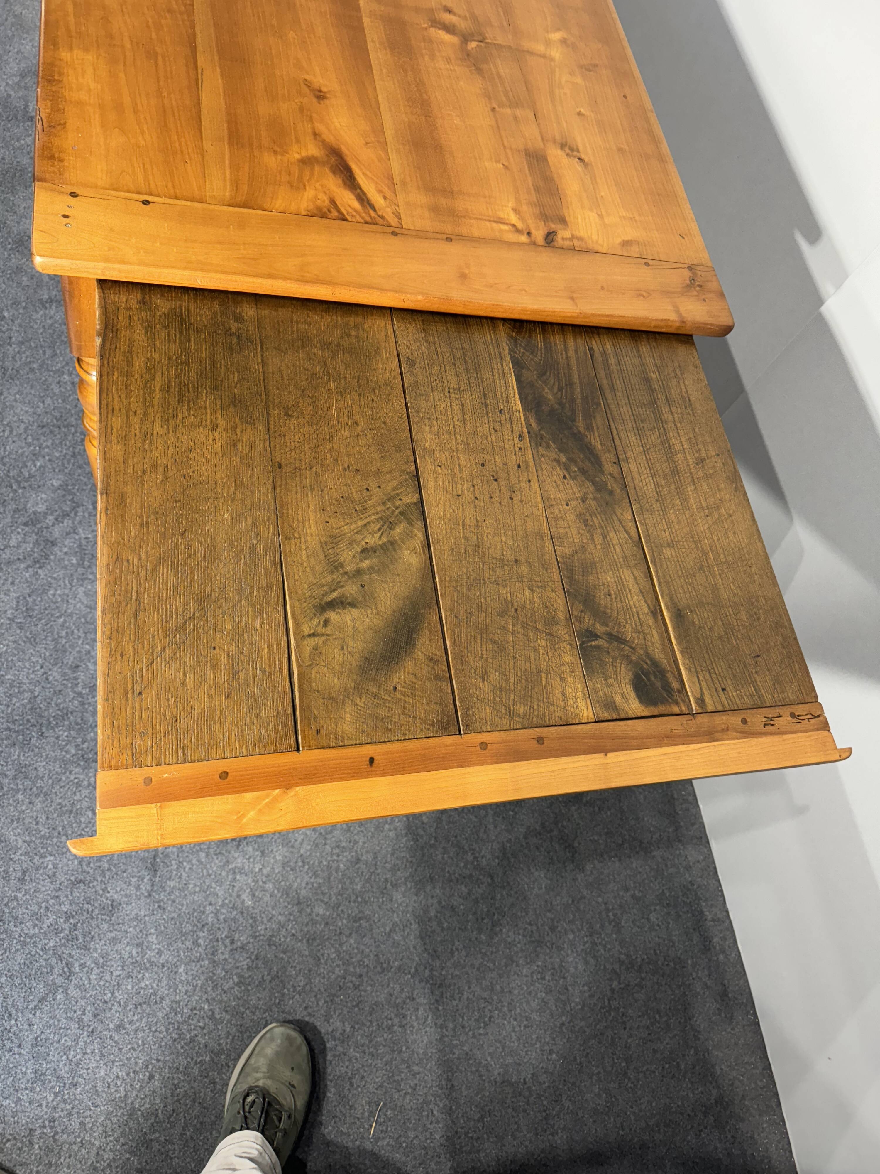 Cherry farmhouse table