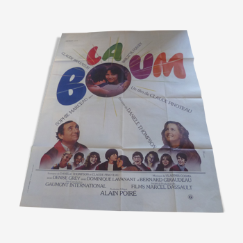 Old cinema poster "la boum" sophie marceau