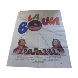 Old cinema poster "la boum" sophie marceau