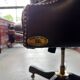 Springvale Chesterfield office chair in oxblood leather
