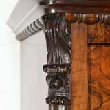 Burl Walnut Bookcase, Restoration Period – Early 19th Century
