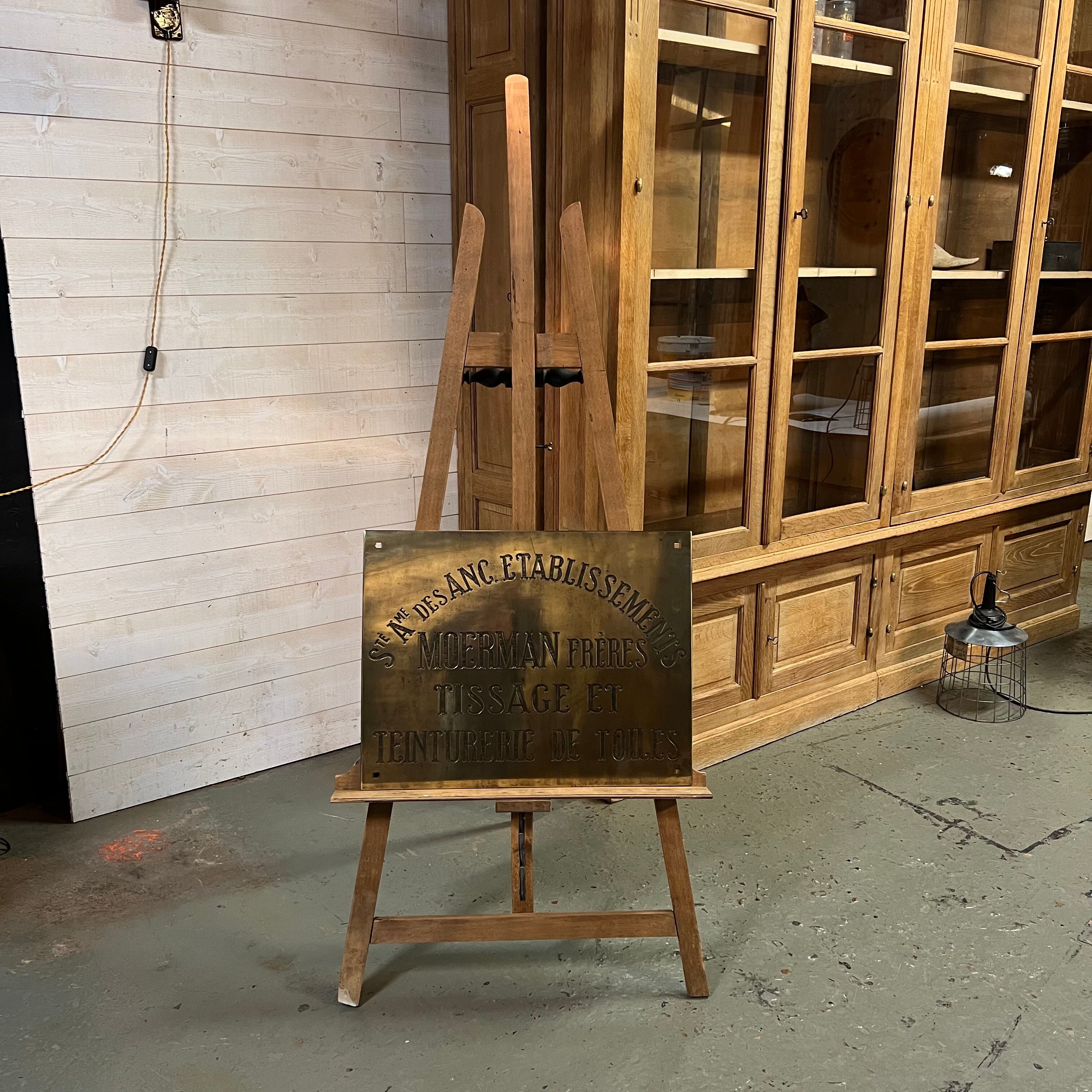 Ancien pupitre chevalet de peintre pour tableau