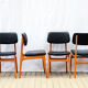 4 chaises 1960