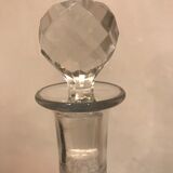 Pair of ancient carafes numbered Crystal Baccarat