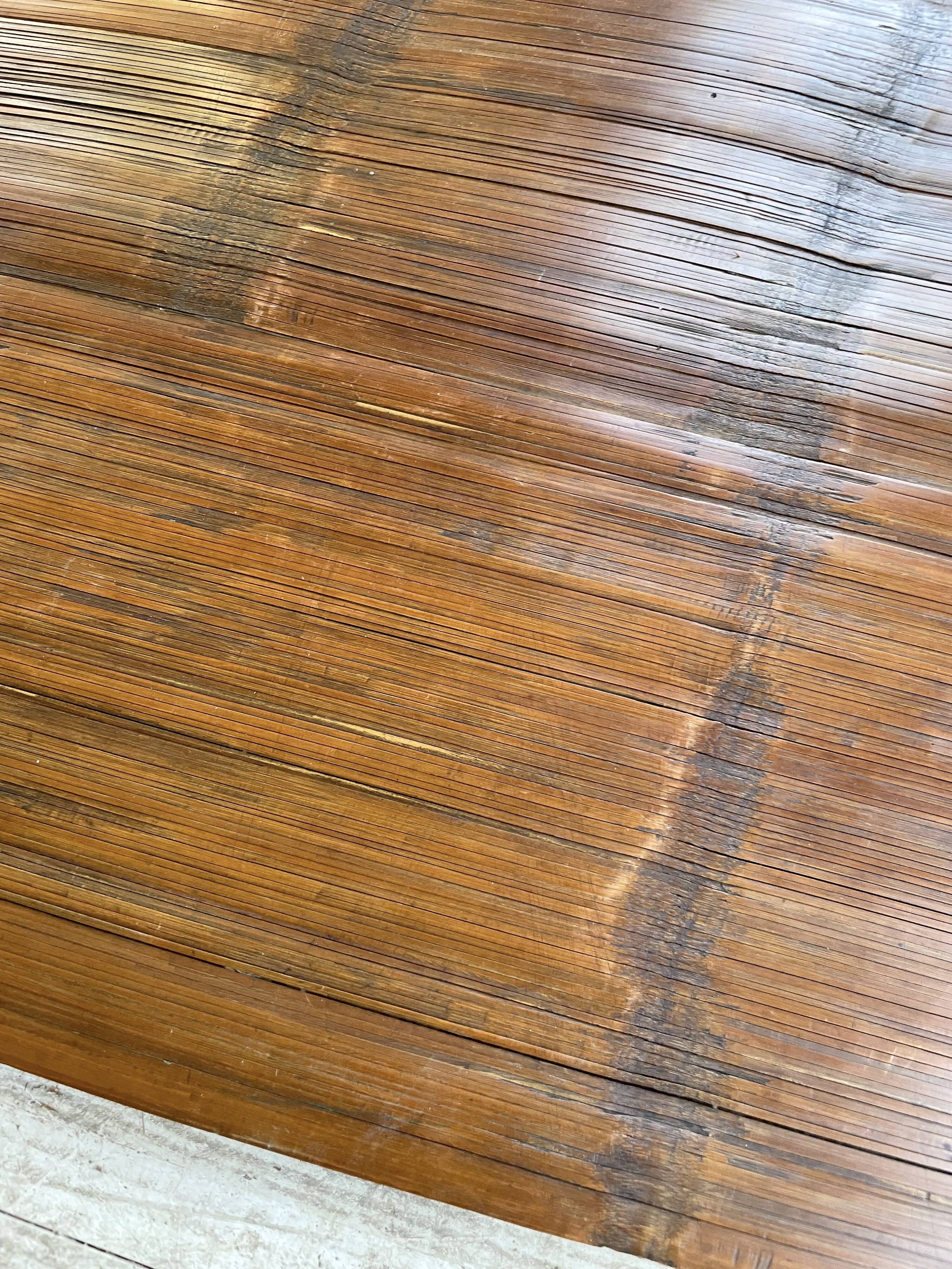 Tapis en bois tribu Akha Birmanie
