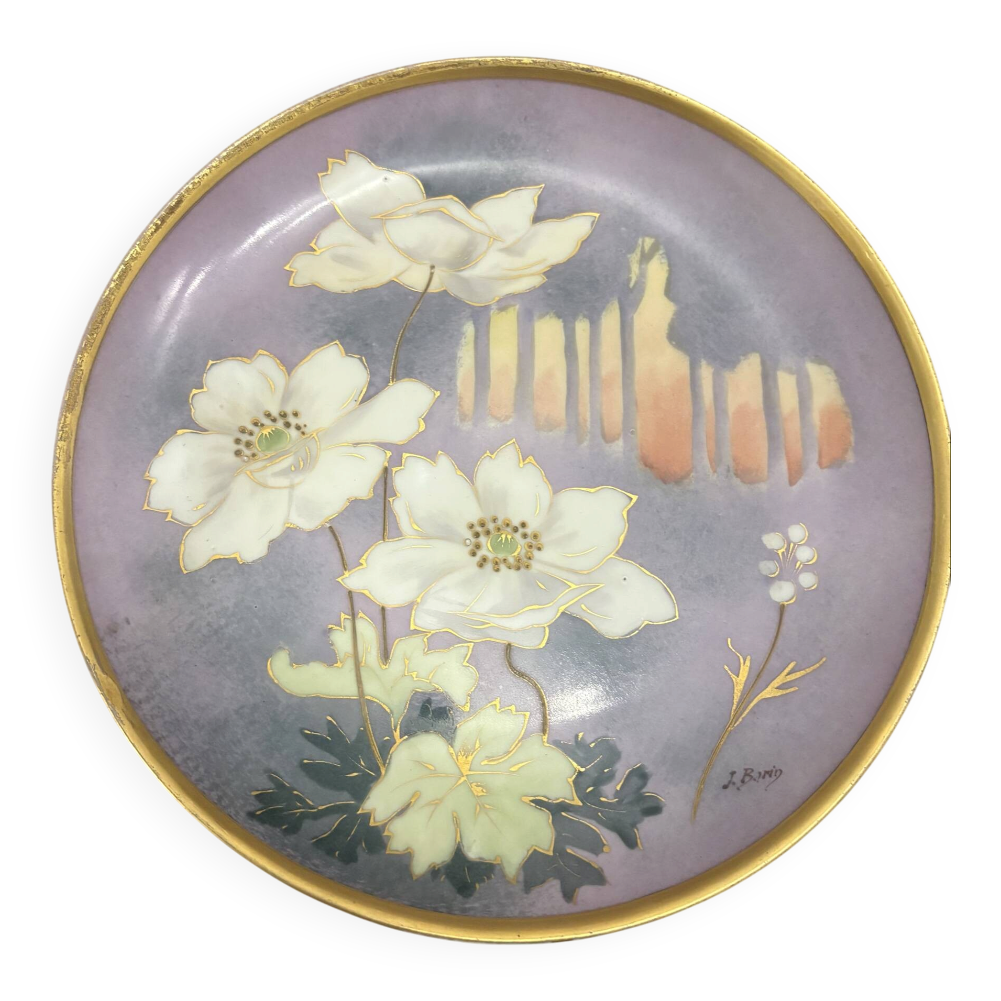 Decorative porcelain plate