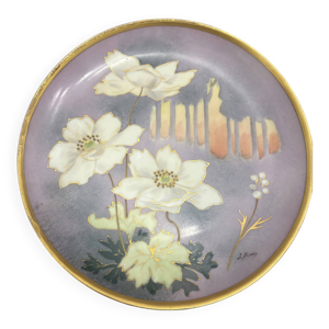 Assiette decorative en - porcelaine