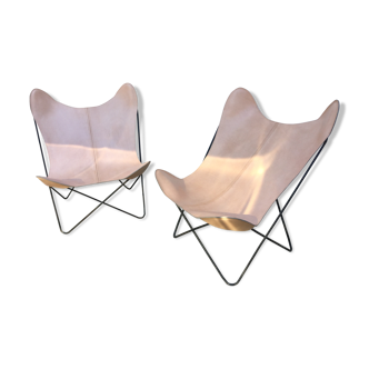 Paire de fauteuils Butterfly