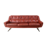 1960’s Danish mid century leather sofa