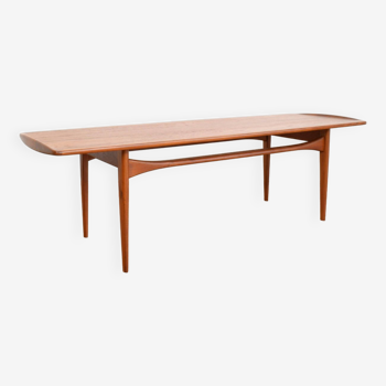 Mid-Century Teak Coffee Table by Tove Kindt-Larsen for France & Søn / France & Daverkosen, 1960s