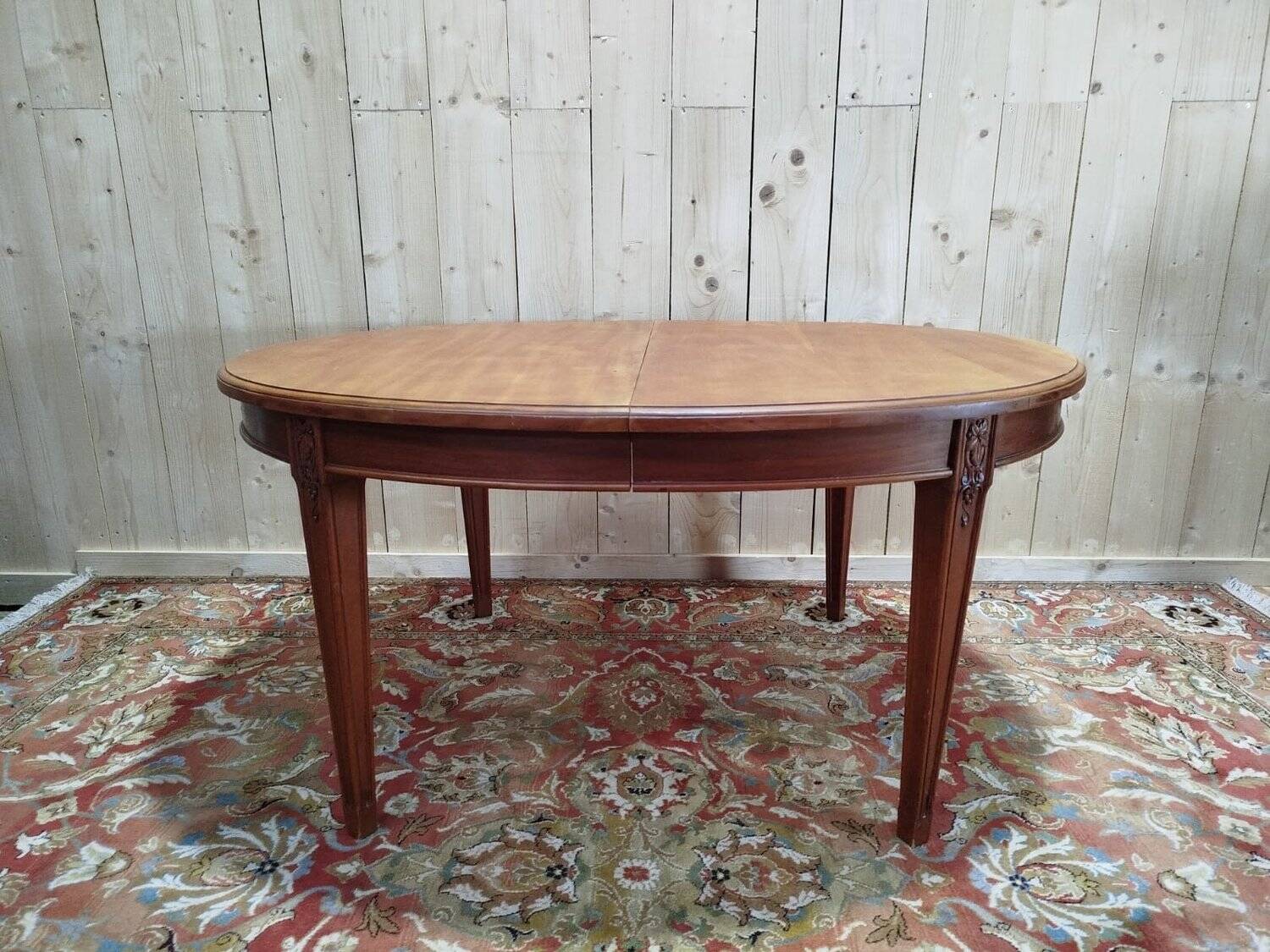 Oval Art Nouveau style dining table
