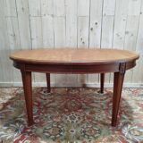 Oval Art Nouveau style dining table