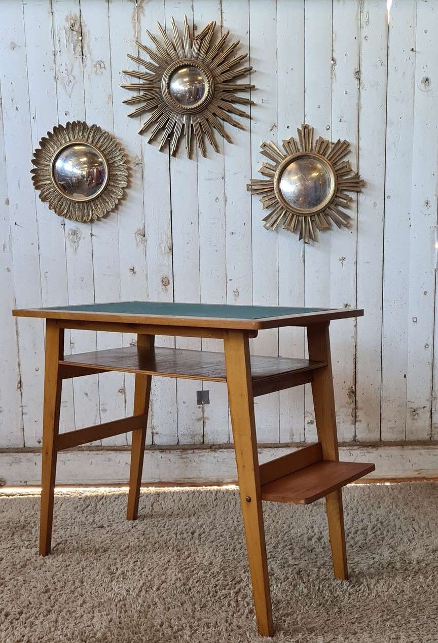 Vintage desk and school chair