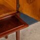Vintage 20thc italian dry bar cabinet with 'woven' front decor on stand