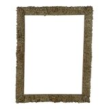 Wooden frame with bread apple pattern, Auvergne peasant folk art