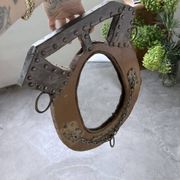 Brutalist handcrafted mirror "horse"