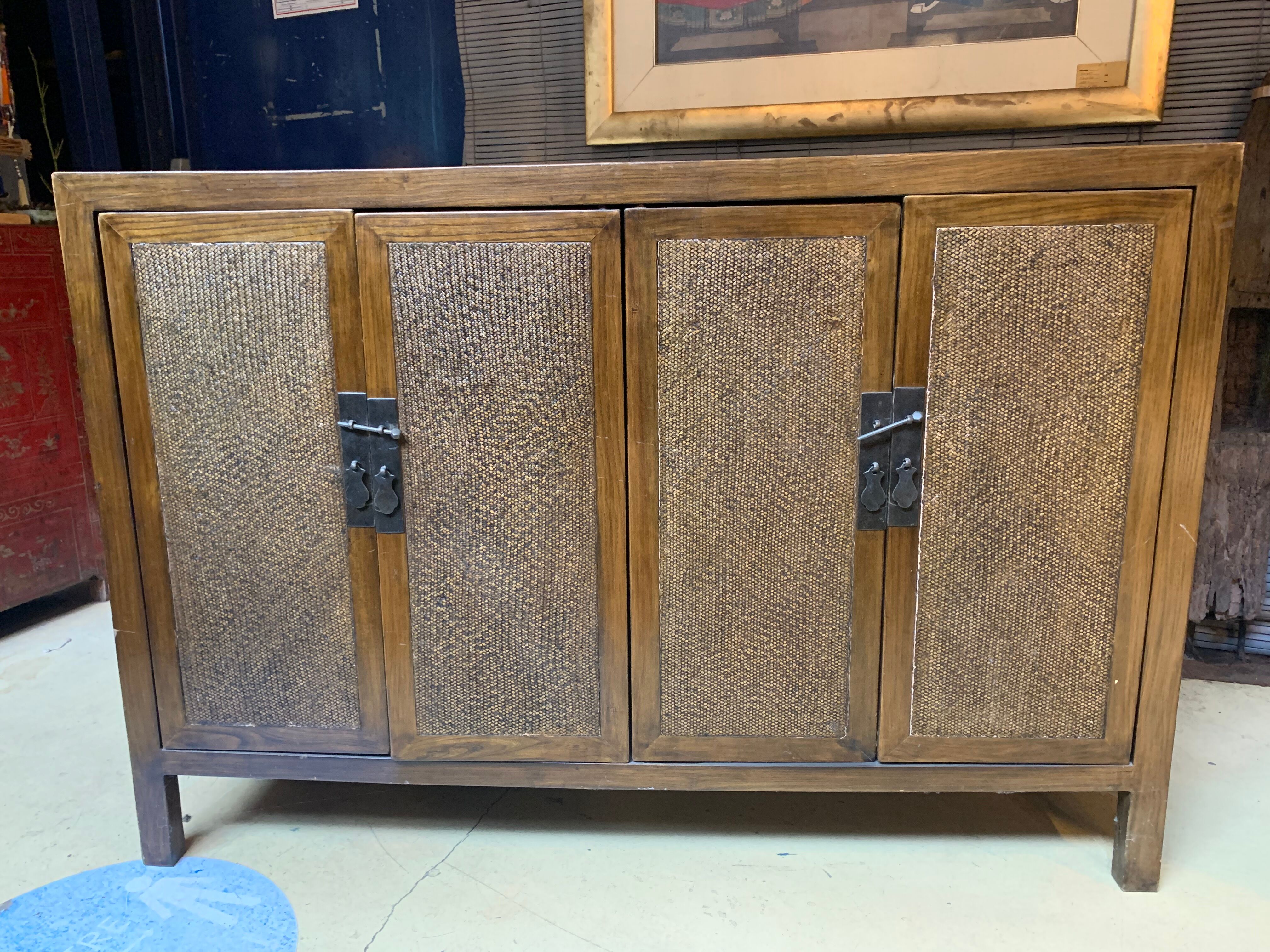 Indonesian bamboo woven buffet