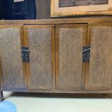 Indonesian bamboo woven buffet