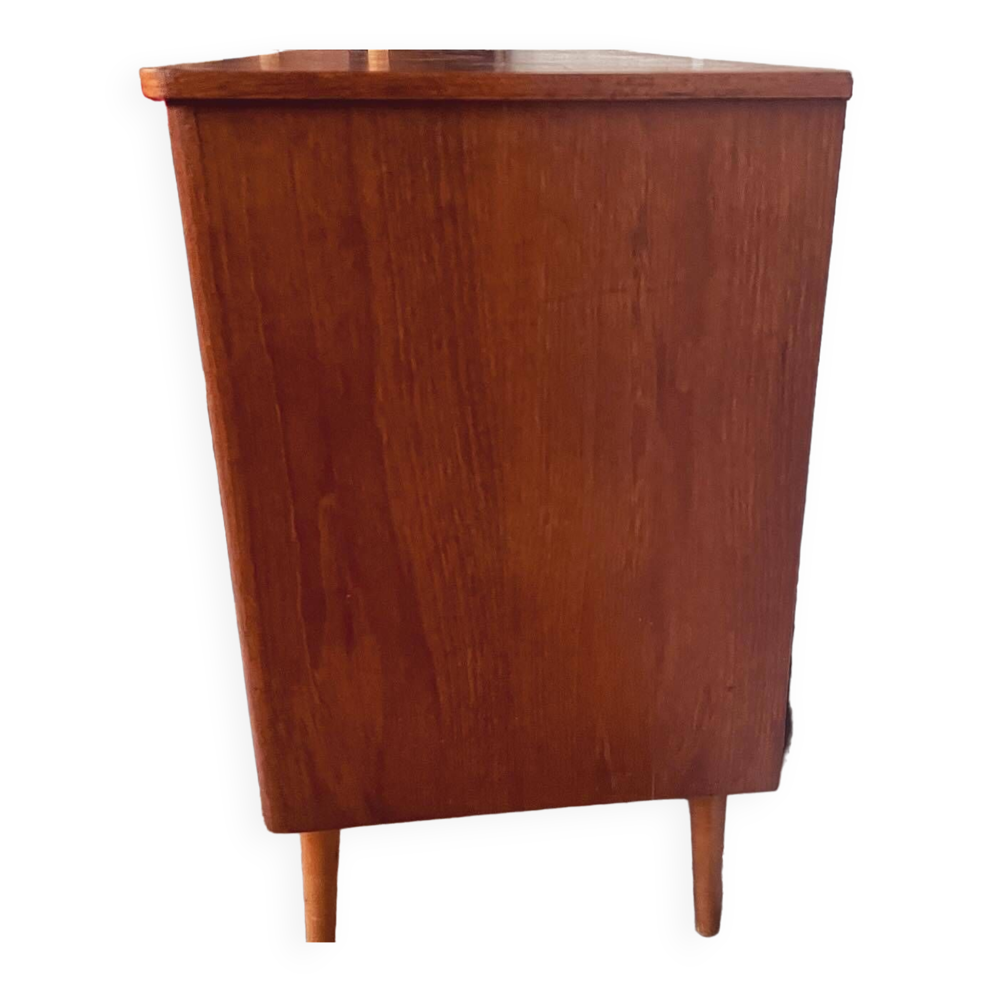 Commode vintage scandinave en teck 1960