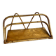 Bamboo wicker wall shelf from the 80s