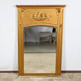 Wooden Mirror and Golden Staff, Louis XVI style – 1930