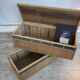 Trunk of 1950 rattan for transport of pigeons