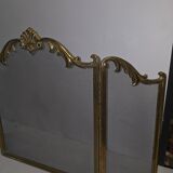 Bronze fireplace screen