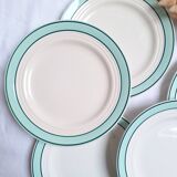 Céranord flat plates - Amanda model in green