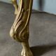 Gilded bronze console Louis XV style and its Mirror Mid-twentieth Marble
