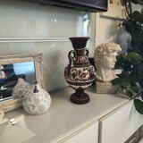 Majolica-style vase