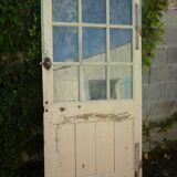Old glass door