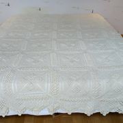 Couvre lit 2 personnes crochet fait main