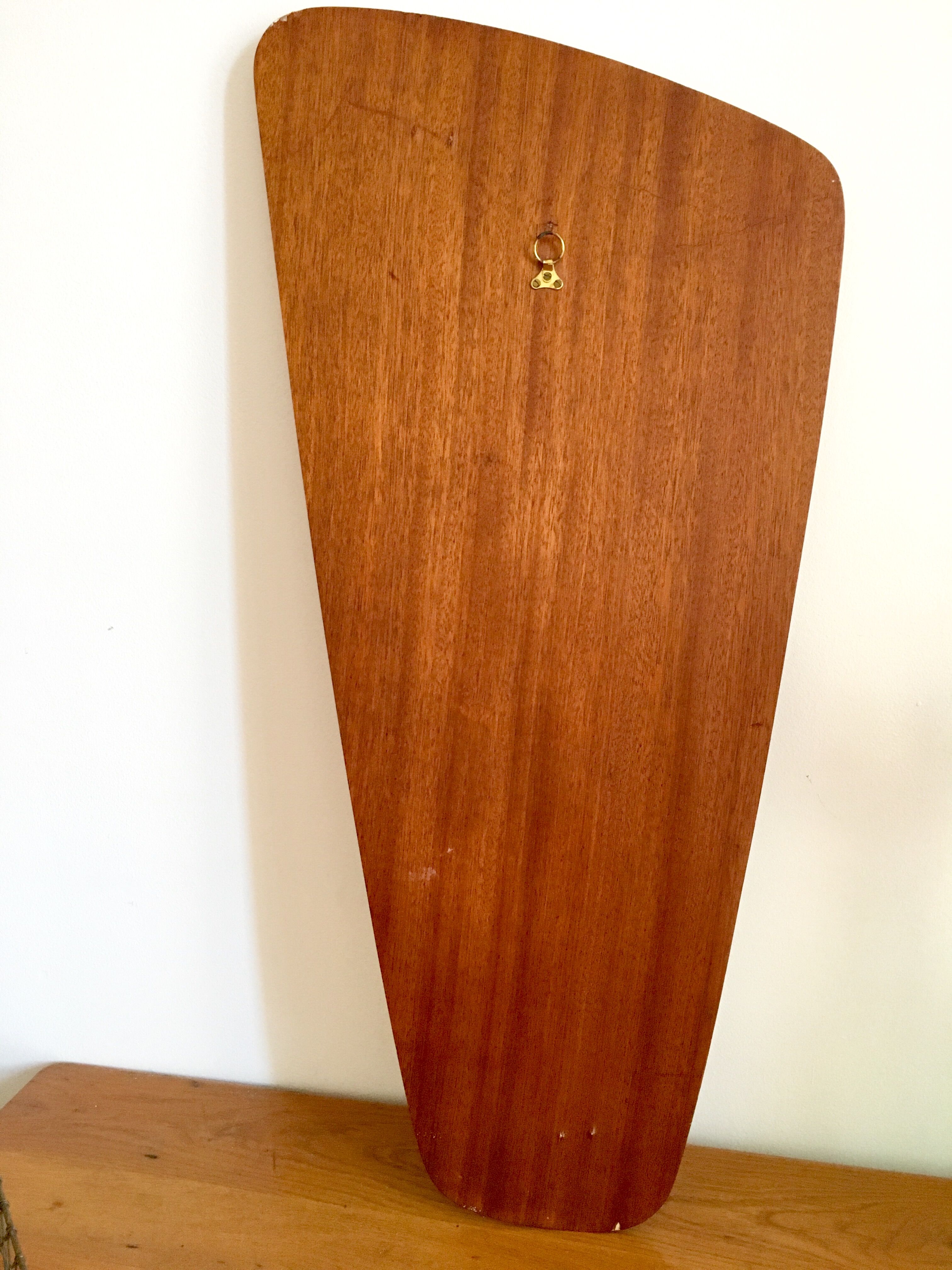 Asymmetrical Scandinavian mirror 77x37cm