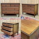 1930s English mahogany chest of drawers