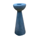 Blue candle holder