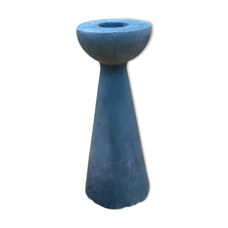 Blue candle holder