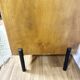 Vintage chest of drawers feet black metal