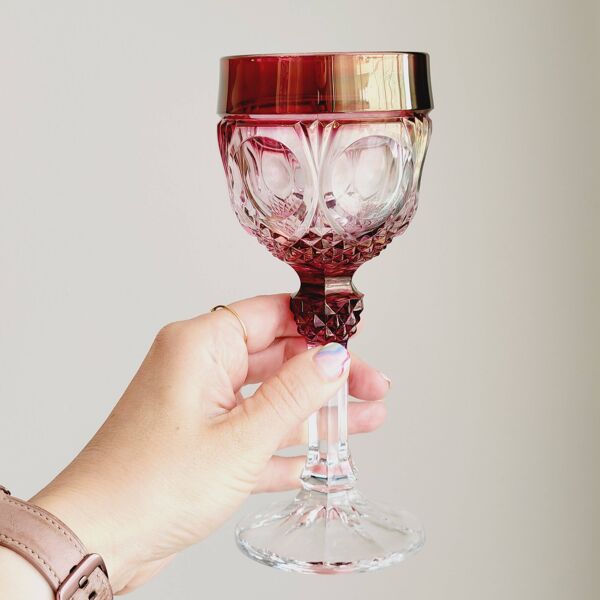 Amaris Nachtmann 6 Grands Verres A Vin Eau En Cristal Coloré Irisé